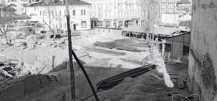 Construcția noului sediu politico-administrativ – foto 1968